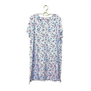 Charter Club 100% soft cotton w cap sleeves nightgown Cottagecore, summerweight.